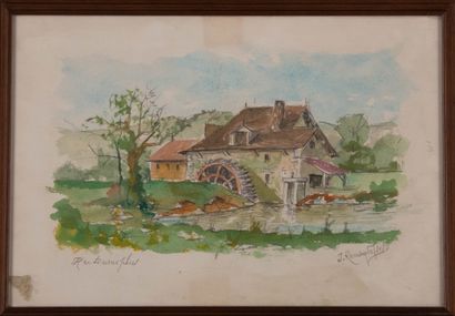 Joseph ROMAGNOL (1893-1981, Ecole de Morestel)
Paysages...