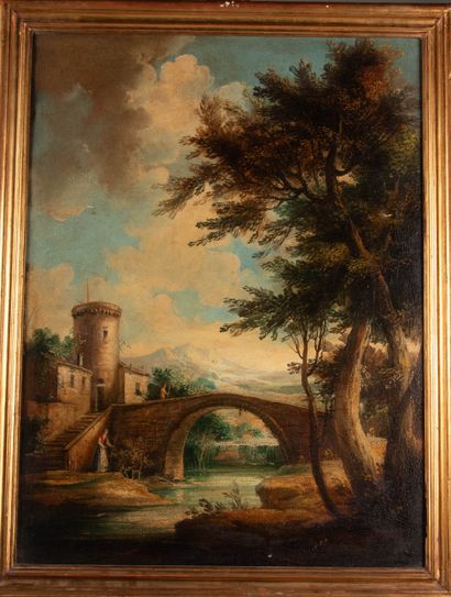 École italienne du XXe siècle
Paysage de...
