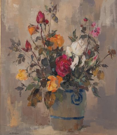 A.CLEMENT (XXème siècle)
Nature morte au...