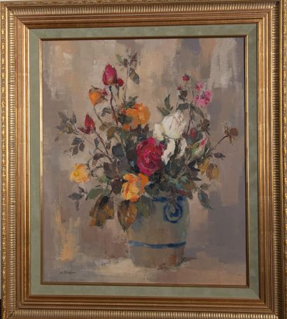 A.CLEMENT (XXème siècle)
Nature morte au...
