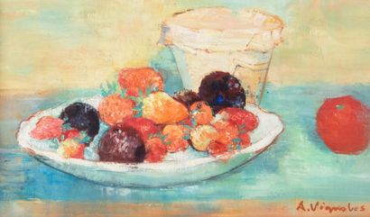 André VIGNOLES (1920-2017) 
L'assiette de...