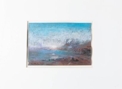 Charles PELLETIER (1922-2005)
Vue de Constantinople
Pastel...