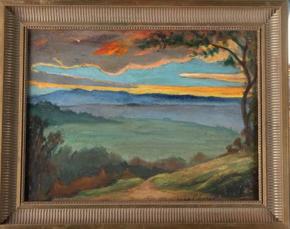 Jean CHOREL (1875-1946)
Paysage de monts...