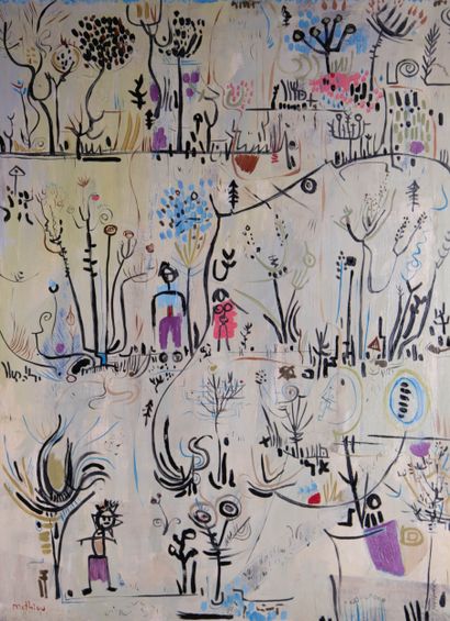 André MATHIAU (1933-2013)
Paysage onirique...