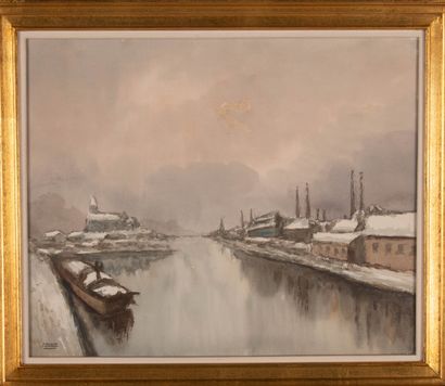 Lucien ROYER (XXe siècle)
Paysages enneigés...
