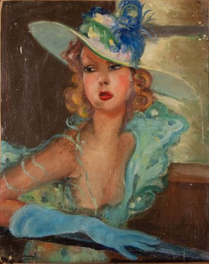 Henry BERNARD (suiveur de Jean-Gabriel DOMERGUE)
Jeune...