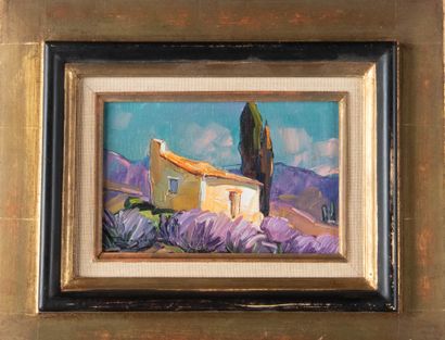Elie BERNADAC (1913-1999)
Provence, le mas...