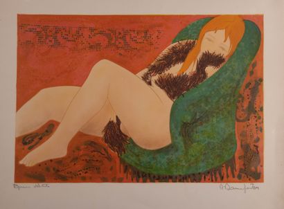 Alain BONNEFOIT (né en 1937)
Nu féminin au...