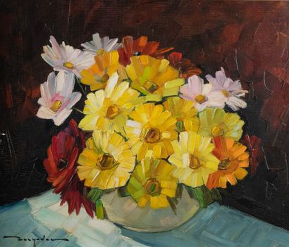Elie BERNADAC (1913-1999)
Les marguerites...