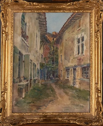Adolphe SCHAEFFER (XXe siècle)
Vue de Perrouges
Aquarelle...