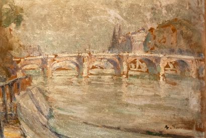 Henri FONTAINE (1887-1948)	
Paris, le pont...