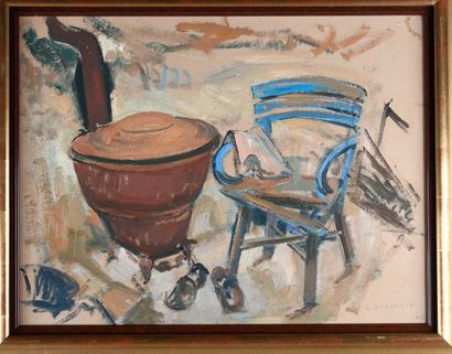 Georges DELPLANQUE (1903-1999)
Au coin du...