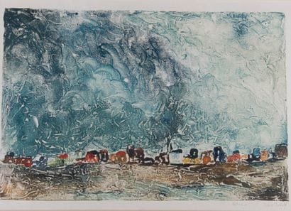 Gilbert CHAVAN (1929-1975)
Banlieue
Monotype...