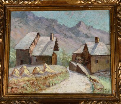 Marceline AMBLOT (1897-1935)
Hameau de montagne...
