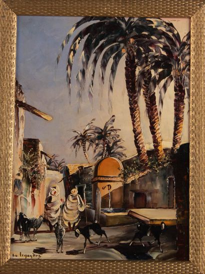 Maurice LEGENDRE (né en 1928)
Vue de Biskra
Huile...