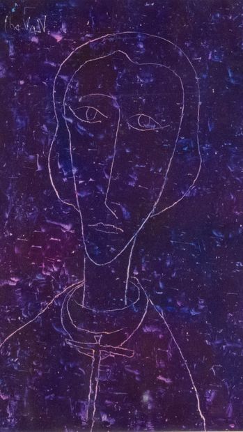 Gilbert CHAVAN (1929-1975)
Portrait d’une...