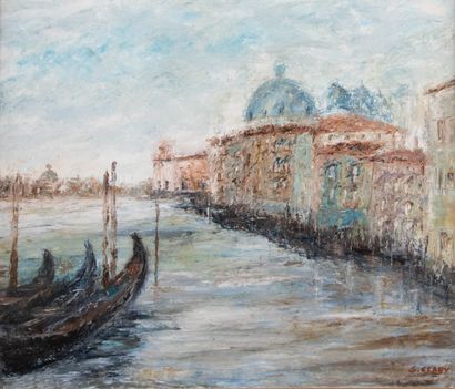 Stéphane CLARY (XX-XXI)
Vue de Venise
Huile...