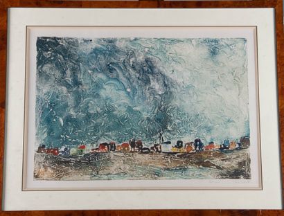 Gilbert CHAVAN (1929-1975)
Banlieue
Monotype...