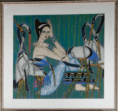 Ting Shao Kang (né en 1939), D'après
Femme...