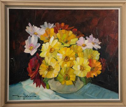 Elie BERNADAC (1913-1999)
Les marguerites...