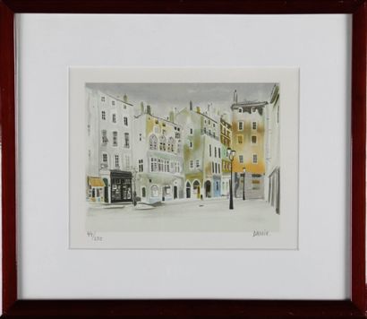 Georges DAMIN (né en 1942)
Lyon, la Place...