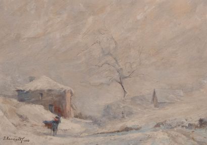 Joseph ROMAGNOL (1893-1981, Ecole de Morestel)
Marcheur...