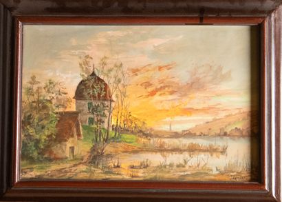 Joseph ROMAGNOL (1893-1981, Ecole de Morestel)
Paysages...
