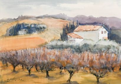 Nicolas SOLOKOFF (1899-1985)
Abricotiers...