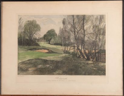 LOT de trois gravures anciennes représentant...