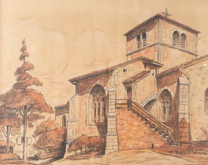 Henri BOSSE-PLATIÈRE (1911-1995) 
Eglise...