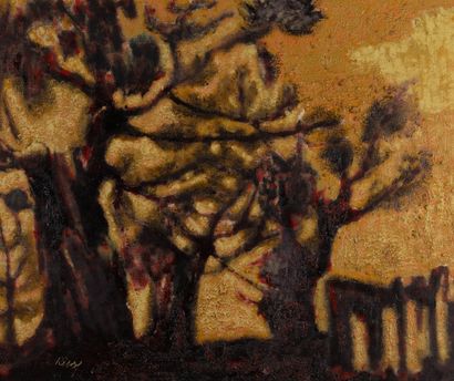 Ernest RISSE (1921-2003)
L'ancienne barrière
Huile...