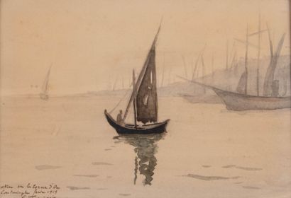 Edmond TAPISSIER (1861-1943)
Matin sur la...