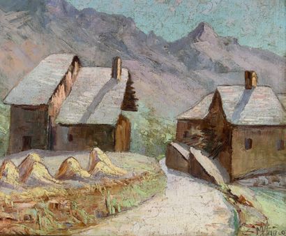 Marceline AMBLOT (1897-1935)
Hameau de montagne...