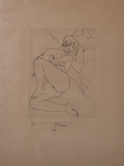 Pierre-Yves TREMOIS (1921-2020)
Le couple
Eau-forte,...