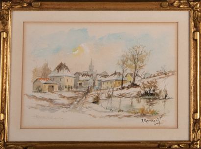 Joseph ROMAGNOL (1893-1981, Ecole de Morestel)...