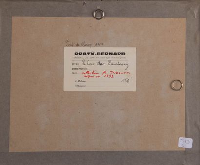 Bernard PRATX (1897-1980)
Vue d’un étang
Aquarelle...