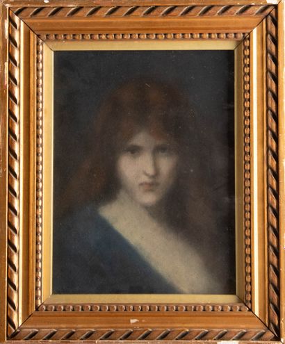 Jean Jacques HENNER (1829-1905), d'après
Portrait
Pastel...
