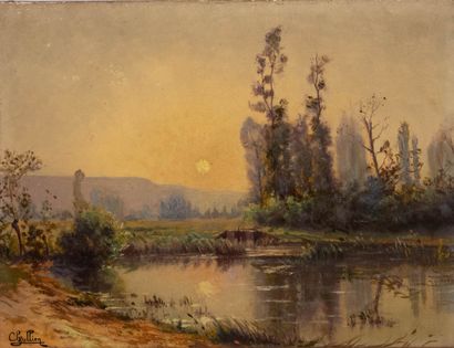 CH.JULLIEN (XXème siècle)
L'étang
Huile sur...