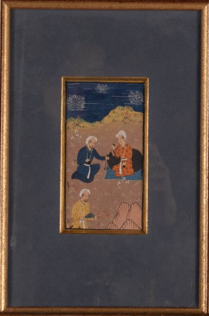 Inde ou Perse, XXème siècle
Miniature avec...