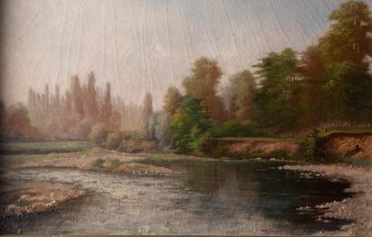 L VARRICHON (début du XXème siècle)
La rivière
Huile...