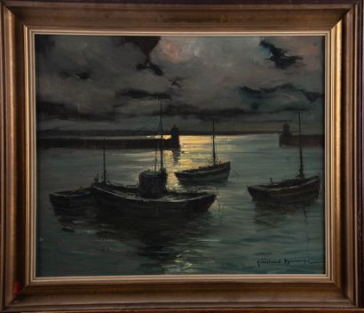 Alexandre Gabriel GAILLARD-DESCHAMPS (c.1903-1984)
Barques...