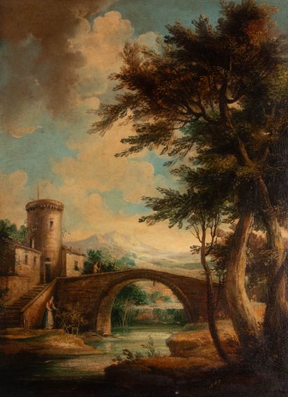 École italienne du XXe siècle
Paysage de...