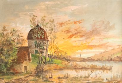 Joseph ROMAGNOL (1893-1981, Ecole de Morestel)
Paysages...