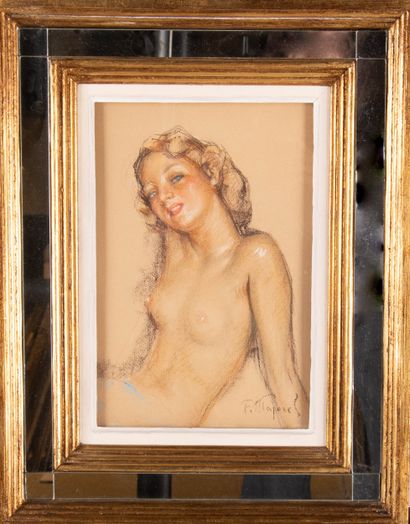Fernand MAJOREL (1898-1965)
Jeune femme dénudée...