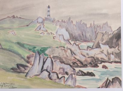 René-Yves CRESTON (1898 -1964)
Phare de Creac'h...