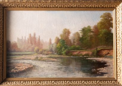 L VARRICHON (début du XXème siècle)
La rivière
Huile...