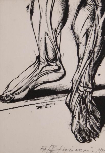 Vladimir VELICKOVIC (1935-2019)
Figures d'un...