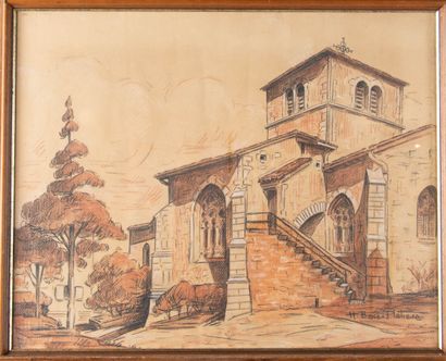 Henri BOSSE-PLATIÈRE (1911-1995) 
Eglise...