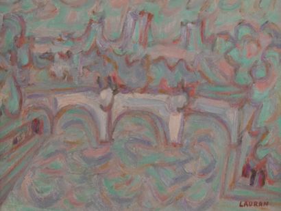 André LAURAN (1922-2009)
Pont Neuf à Paris
Huile...