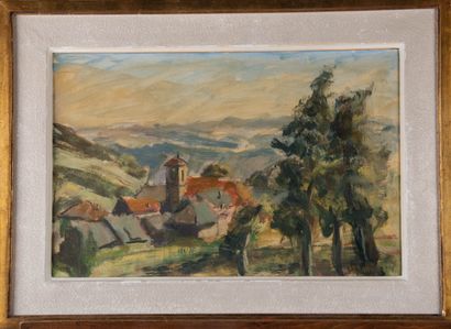 Marcelle BOTTON (1900-1982)
Vue de Borée...